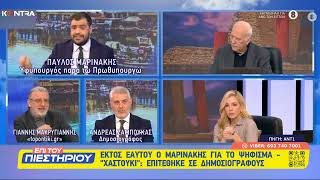 Εκτός εαυτού ο Παύλος Μαρινάκης επιτέθηκε σε δημοσιογράφους για το ευρωπαϊκό ψήφισμα - χαστούκι