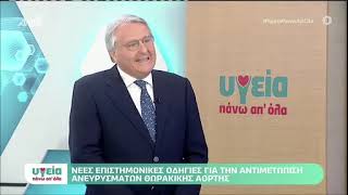 Ματθαίος Παναγιώτου | Νέες οδηγίες για την αντιμετώπιση των ανευρισμάτων