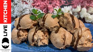 Σοκολατένιο Παγωτό🍦 Μαλακό σαν μηχανής με μόνο δυο υλικά . Χωρίς Παγωτομηχανή. Live kitchen