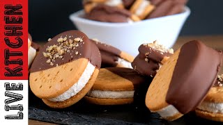 Πανεύκολο Παγωτό  Sandwich BUENO Με 3 Υλικά-Easy BUENO ice cream Sandwitch recipe-Only 3 Ingredient