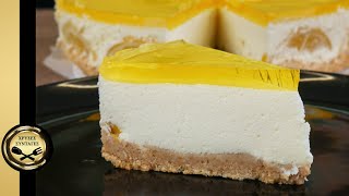 Υπέροχο cheesecake Λεμόνι. Και το καλοκαίρι μας γίνεται πιο δροσερό! ΧΡΥΣΕΣ ΣΥΝΤΑΓΕΣ Γαστρονομία