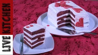 Τουρτα Red Velvet για του Αγίου Βαλεντίνου και όχι μόνο -  Red Velvet cake recipe