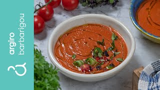 Κρύα Ντοματόσουπα Γκασπάτσο (Gazpacho) | Αργυρώ Μπαρμπαρίγου