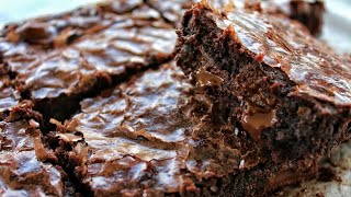 ΧΩΡΙΣ ΜΙΞΕΡ! Γλυκό σε 5 λεπτά με 1 μπολ - Brownies σοκολάτας! Γαστρονομία Ελληνική