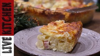 Γρήγορες συνταγές!! - Λαχταριστό Σουφλέ - Delicious pasta souffle - Live Kitchen