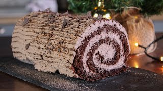 Εύκολος Σοκολατένιος Χριστουγεννιάτικος Κορμός (Χριστουγεννιάτικη Απόλαυση #2) - Swiss Roll Γαστρονομία Ελληνική