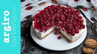 Cheesecake με μελομακάρονα | Αργυρώ Μπαρμπαρίγου