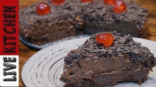 No bake Cheesecake Nutella - Εύκολο γλυκό με Νουτέλα (Χωρίς Ψήσιμο) Live Kitchen