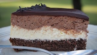 Πάστα Ταψιού (Το γλυκό που ξετρέλανε το διαδίκτυο) - Chocolate Vanilla Cake Γαστρονομία Ελληνική