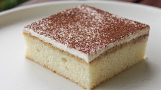 Πανεύκολο Γλυκό Ψυγείου Τιραμισού (Τιραμισού Κέικ) - Tiramisu Cake Recipe Γαστρονομία Ελληνική