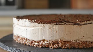 Απίθανη Γλυκάρα (Τούρτα Crunchy) - Crunchy Mousse Cake Γαστρονομία Ελληνική