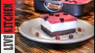 Δροσερό Γλυκό για τους "Kαύσωνες"!!! -Amazing  cherry pudding  jello dessert