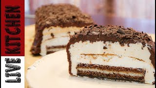 Υπέροχη Τούρτα Παγωτό με Kinder Delice-Best ice cream Cake -Eiscreme-Kuchen