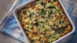 Φανταστική Ομελέτα Φούρνου (Σαν Σουφλέ) - Easy Egg Bake Recipe Γαστρονομία Ελληνική