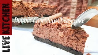 Σοκολατένιο γλυκό - Double Chocolate Cheesecake -Live kitchen