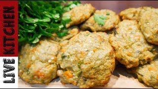 Συγκλονιστικά μπιφτέκια λαχανικών -  Delicious vegetable burgers - Live Kitchen