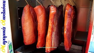 Συνταγή για σπιτικό καπνιστό μπέικον. How to make the best homemade smoked bacon.