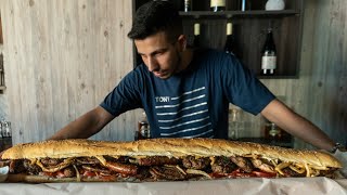 Φτιάξαμε 1 ΤΕΡΑΣΤΙΟ Σάντουιτς - Giant Sandwich Γαστρονομία Ελληνική