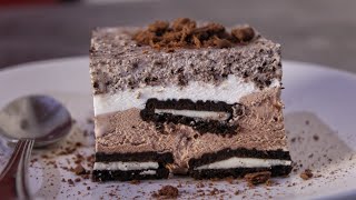 Τούρτα Παγωτό με 4 Υλικά - 4 Ingredients Ice Cream Cake Γαστρονομία Ελληνική