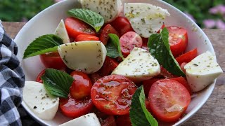 Καλοκαιρινή Σαλάτα Caprese - Caprese Salad Γαστρονομία Ελληνική