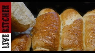 Αφράτα σκορδόψωμα - garlic dinner rolls - Garlic Bread Rolls - Live Kitchen