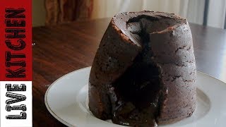Lava Cake | Σουφλέ σοκολάτας | Moelleux | Live Kitchen