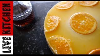 Δροσερό πορτοκαλένιο cheesecake - how to make a no bake orange cheesecake - Live Kitchen