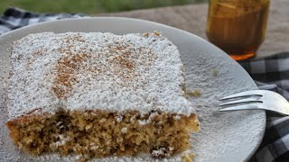 Η Φανουρόπιτα ΘΑΥΜΑ με τα 9 υλικά - Fanouropita - Vegan Cake with raisins and walnuts Γαστρονομία Ελληνική