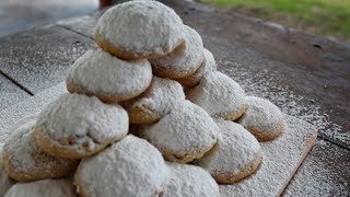 Κουραμπιέδες που λιώνουν στο στόμα (Νηστίσιμοι) - Vegan Cookies Γαστρονομία Ελληνική