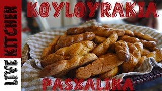 Εκπληκτικά Πασχαλινά κουλουράκια - How to make cookies  recipe -live kitchen