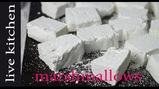 Πως να κάνατε φανταστικά  ζαχαρωτά  marshmallows - LIVE KITCHEN