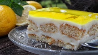 Εύκολο & Δροσερό γλυκό Ψυγείου - The best Lemon Pudding Ever Γαστρονομία Ελληνική