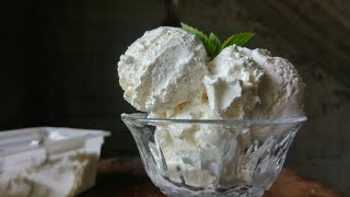 Παγωτό με 2 ΜΟΝΟ υλικά - 2 Ingredients Ice Cream Recipe Γαστρονομία Ελληνική