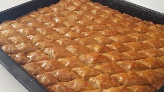 💯İDDİA EDİYORUM BU TARİFLE BAKLAVA YAPAMAYAN KALMAYACAK! PÜF NOKTALARI İLE EN KOLAY BAKLAVA TARİFİ