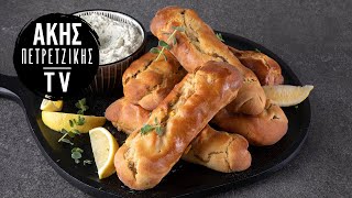 Corn Dogs με Καπνιστό Τόνο και Σάλτσα Ταρτάρ Επ. 20 | Kitchen Lab TV | Άκης Πετρετζίκης Ελληνική Γαστρονομία