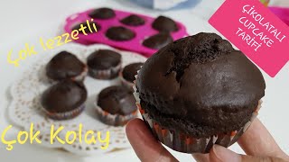 Çok Kolay ve Lezzetli ÇİKOLATALI CUPCAKE TARİFİ - Nefis Sanal Lezzetler