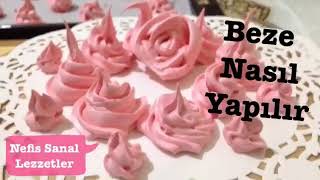 Yumurta Kokmayan BEZE TARIFI / Meringue Cookies Recipe