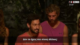 ΣΟΚ στο Survivor: Ο Καλλίδης έκλεβε λάδι από την ομάδα του- Τον κάρφωσε ο Τριαντάφυλλος | ΑΛΑΖΟΝΑS