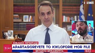 Ο Βανγκέλ μας ενημερώνει για την απαγόρευση κυκλοφορίας | ΑΛΑΖΟΝΑS