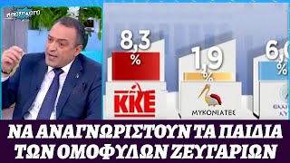 Καταρρέουν οι Σπαρτιάτες και ο Στίγκας αναγνωρίζει τα δικαιώματα των παιδιών των ομοφυλοφίλων