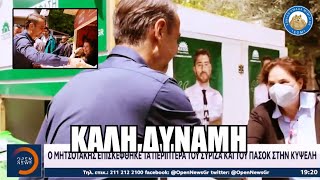 Μητσοτάκης χαιρετάει Συριζάιους, Πασόκους, Βαρουφάκηδες και δεν πάει και τόσο καλά