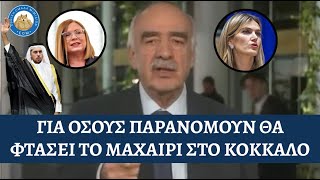 Σκληρός Μεϊμαράκης δεν σηκώνει μύγα στο σπαθί του για όσους ευρωβουλευτές παρανομούν