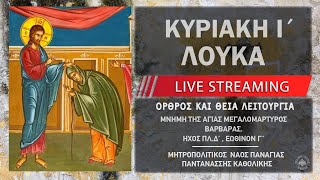 Κυριακή Ι΄ Λουκά | Μητροπολιτικός Ναός Παναγίας Παντανάσσης Καθολικής