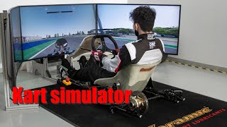 Στον προσομοιωτή Kart Sim Pro της PRT Motorsport με τον Πρωταθλητή Αλέξανδρο Παπαευθυμίου