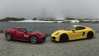 Alfa Romeo 4C & Porsche Cayman GTS @ 4ΤΡΟΧΟΙ