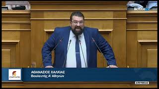 Ο Βουλευτής Α' Αθηνών, Α. Χαλκιάς, στην Επιτροπή Οικονομικών Υποθέσεων για το Ν/Σ περί αιγιαλού