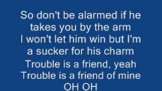 Lenka "Trouble is a Friend" (Lyrics)