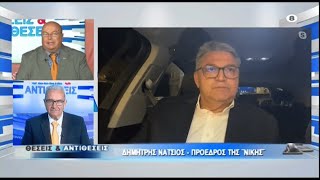 "Ζούμε σε πολύ δύσκολες εποχές και η Ευρώπη δεν έχει σταθεί στο ύψος των περιστάσεων" - Δ. Νατσιός