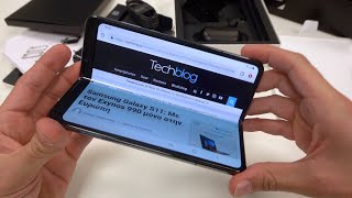 Samsung Galaxy Fold unboxing & hands-on [Greek] Techblog.gr