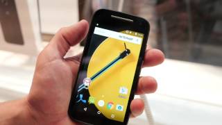 Motorola Moto E 2nd gen 2015 hands-on MWC 2015 (Greek)